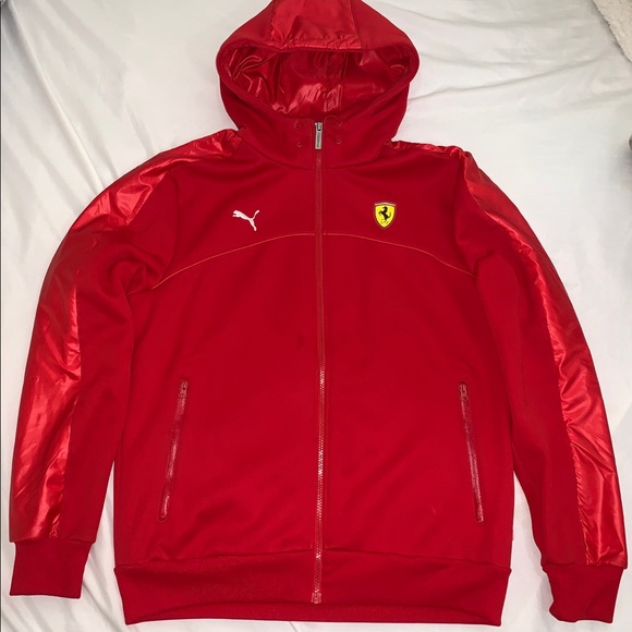 puma red jacket ferrari